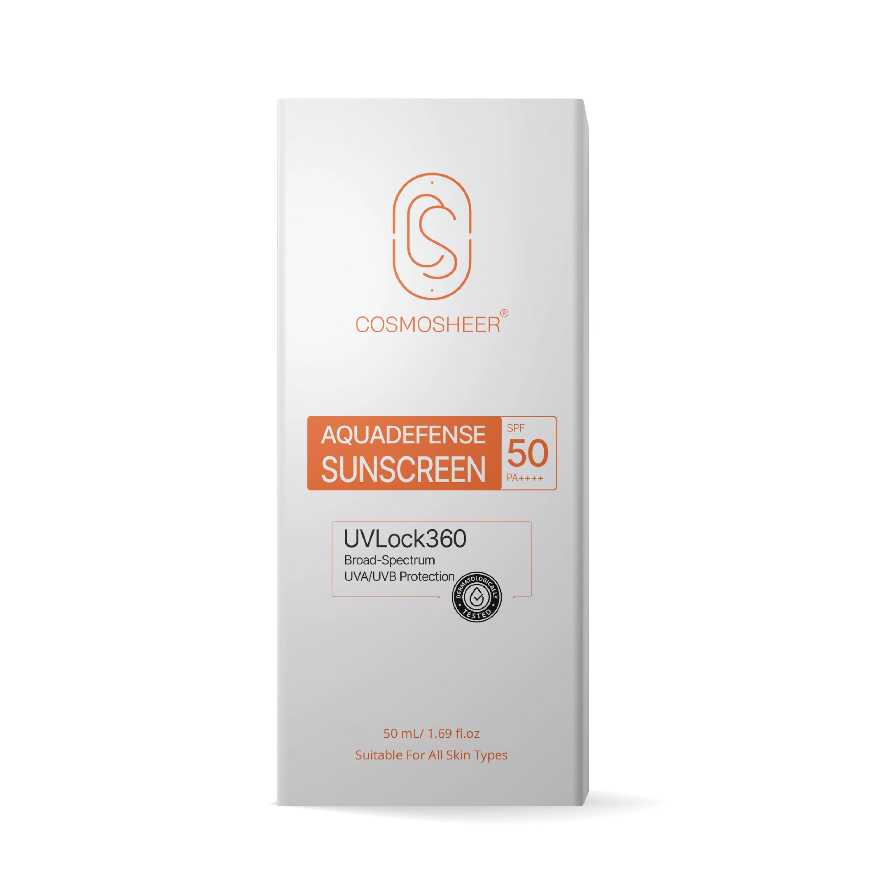 COSMOSHEER AQUADEFENSE - SUNSCREEN (SPF 50 PA++++)