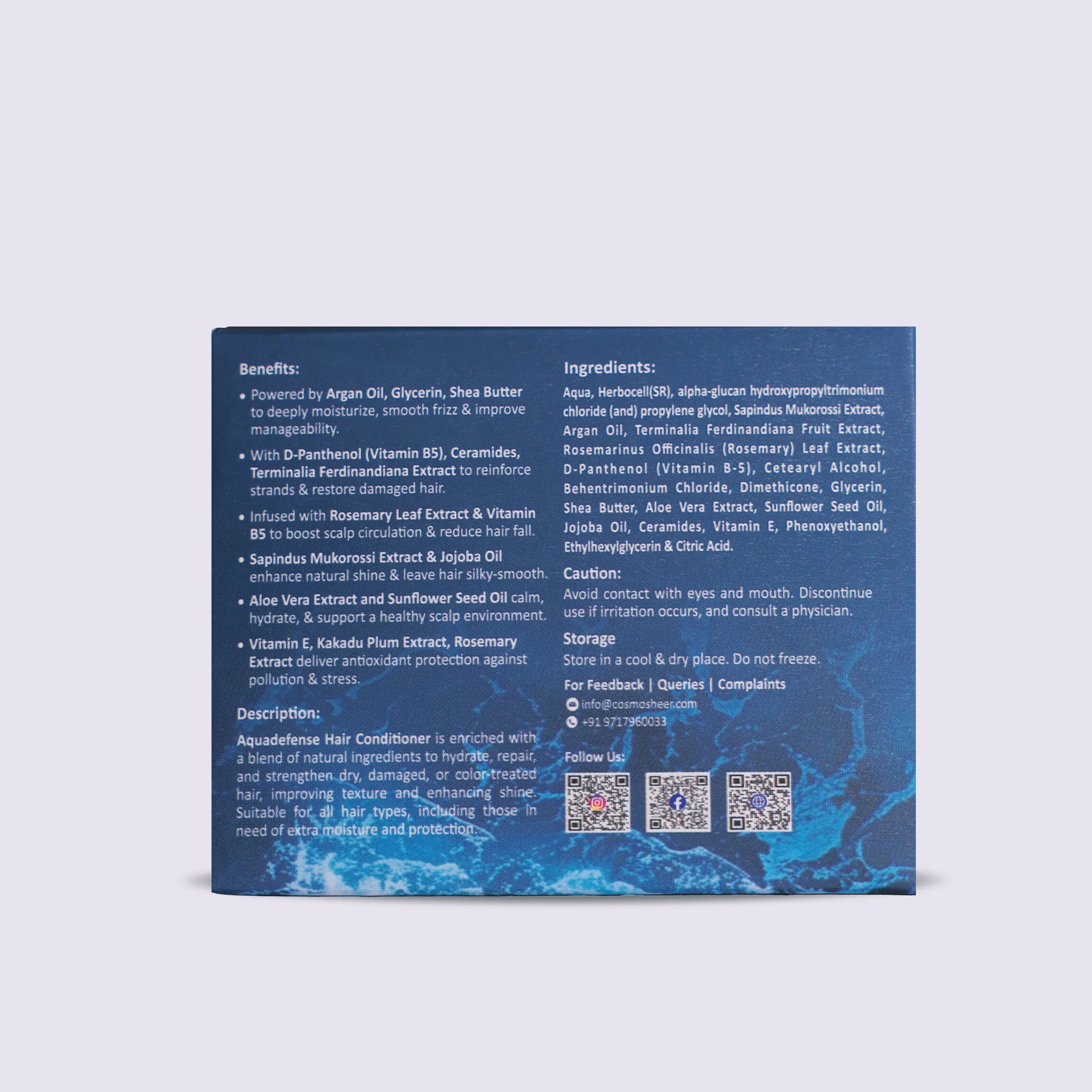 Cosmosheer Aquadefense Hair Conditioner | 200 ml