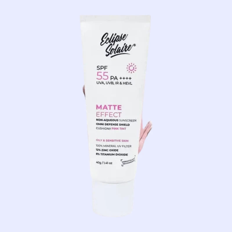 Eclipse Solaire Matte Effect Cushiony Pink Tint Non-Aqueous Sunscreen