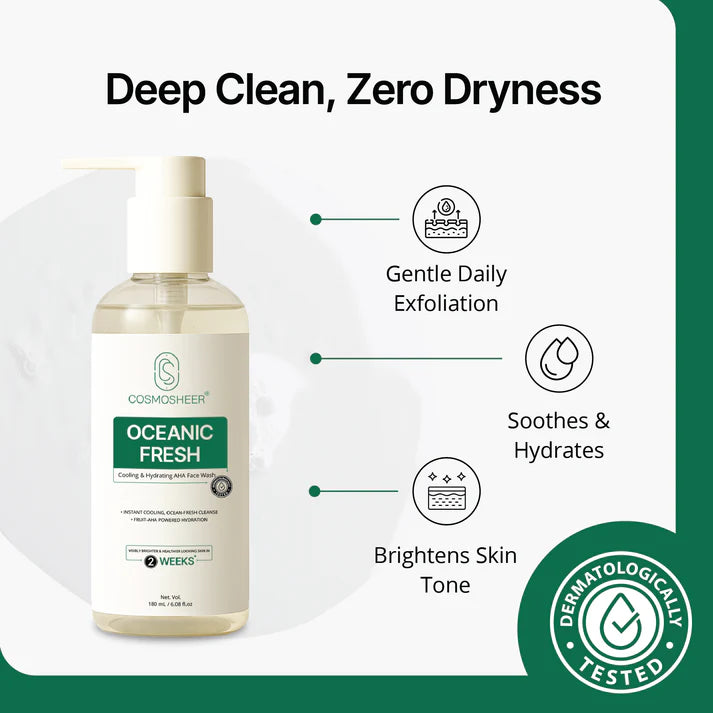 Cosmosheer Oceanic Facewash