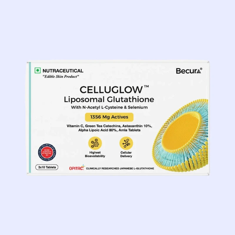 Celluglow LIPOSOMAL & Opitac GLUTATHIONE With NAC,ALA & Selenium